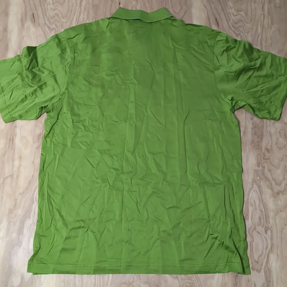 Amens Corner Men's L 60's Two Ply Double Mercerized Augusta Masters Polo Green - Picture 5 of 5